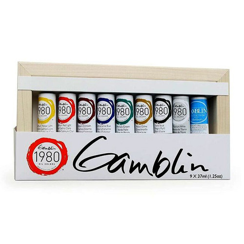 An image of a Gamblin 1980 Oil Color Set.