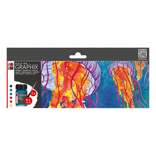 An Image of Marabu Octopy Set of 24 Graphix Aqua Pens