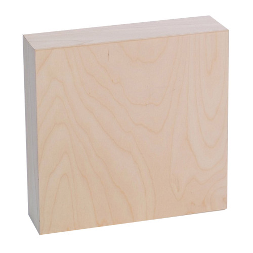 An image of the front of an American Easel Natural Birch 1 5/8" Deep Painting Panel.