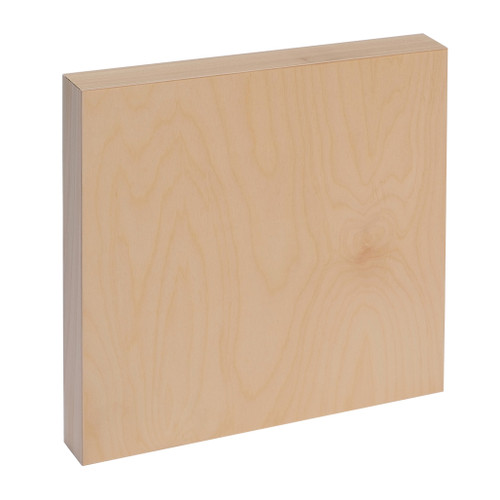 An image of a American Easel Natural Birch 7/8" Standard Painting Panel.