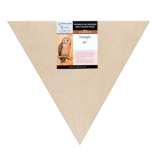 An image of Apollon Triangular Birch Wood Panels.