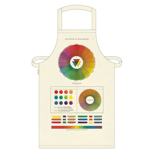 An image of a Cavallini Color Wheel Apron.