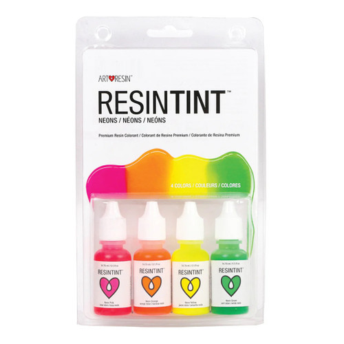 An image of an ArtResin ResinTint Neon Colors Set.