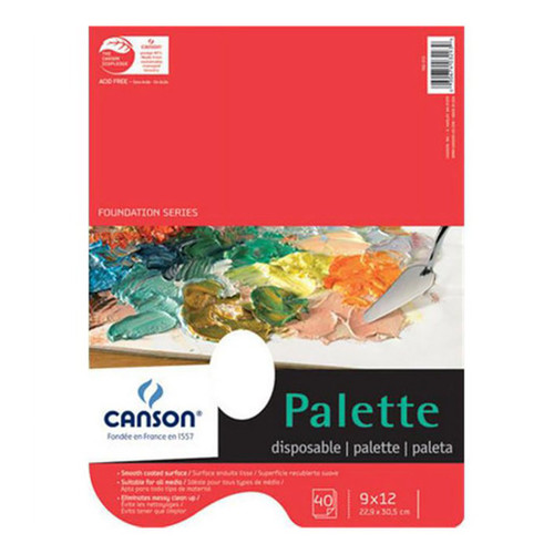 An image of a Canson Disposable Tabletop Palette.