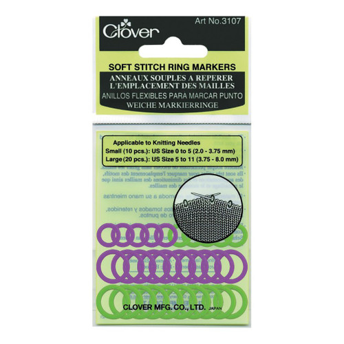An image of Clover Soft Stitch Ring Markers.