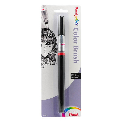 An image of a Pentel Black Color Brush Pen.
