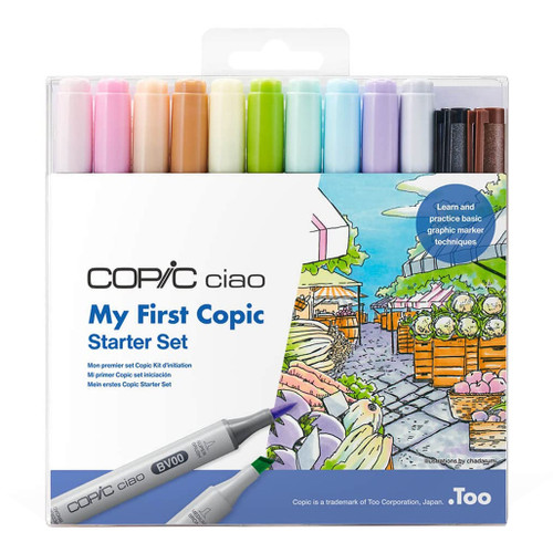An Image of Copic Sketch Marker Earth Essentials Set