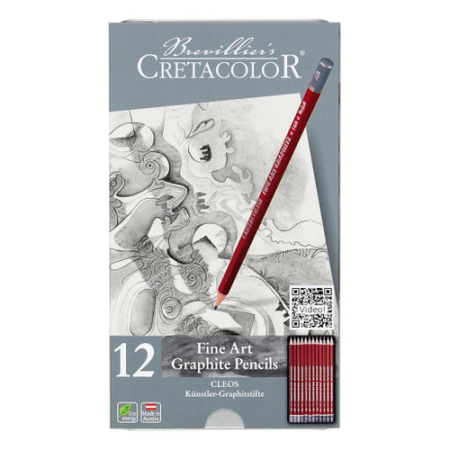 An image of a Cretacolor Fine Art Graphite Tin Set.