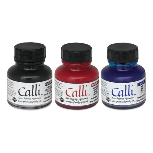 An image of Daler-Rowney Calli Calligraphy Inks.