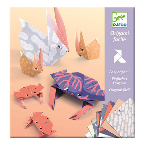 An image of a Djeco Animal Family Origami Kit.