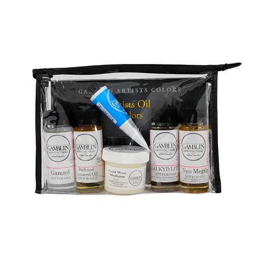 A image of a Gamblin Mediums Set.