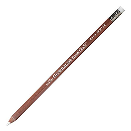 An image of a General's White MultiPastel Pastel Chalk Pencil.