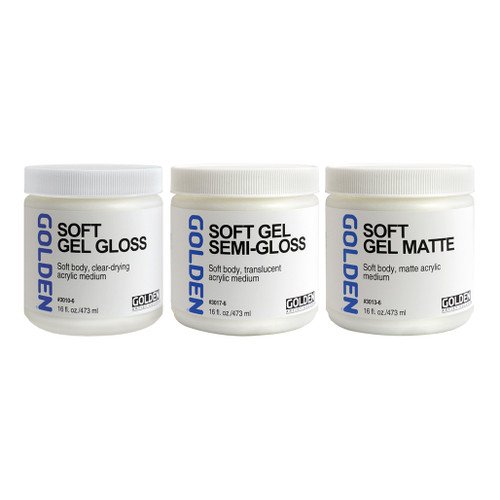 An image of Golden Soft Gel Acrylic Mediums.