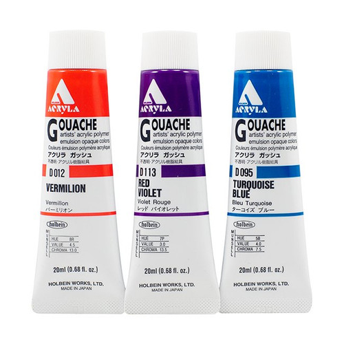 An image of Holbein Acrylic Gouache.