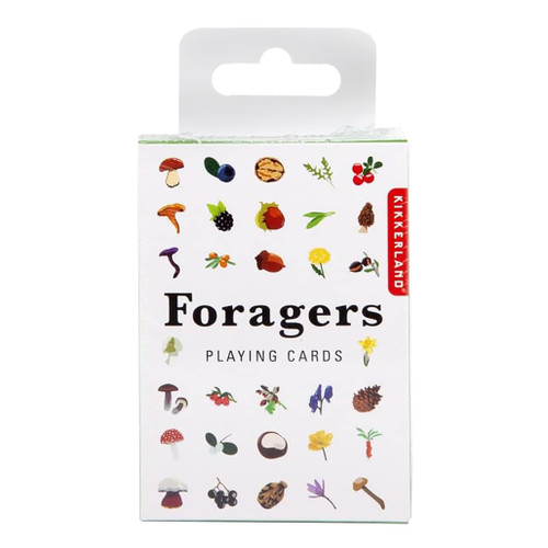 An image of Kikkerland Foragers Playing Cards.