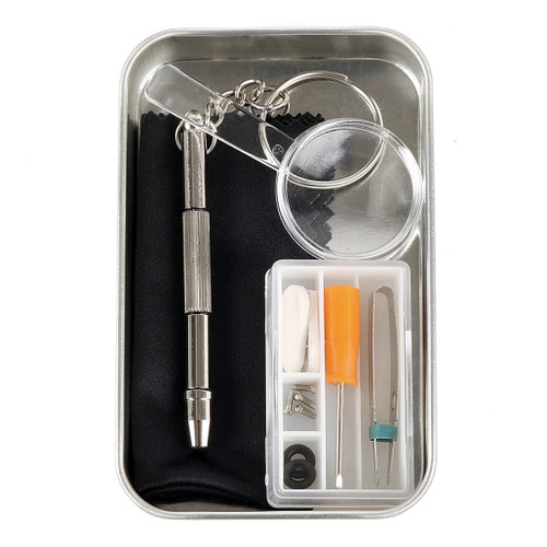 An image of a Kikkerland Eyeglass Repair Kit.