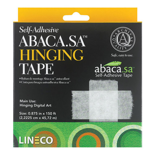 An image of Lineco Abaca.sa Self-Adhesive Paper Hinging Tape.