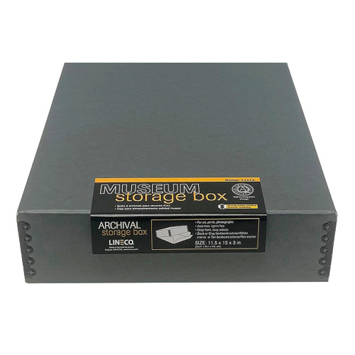 An image of a Lineco Museum Drop Front Storage Box.