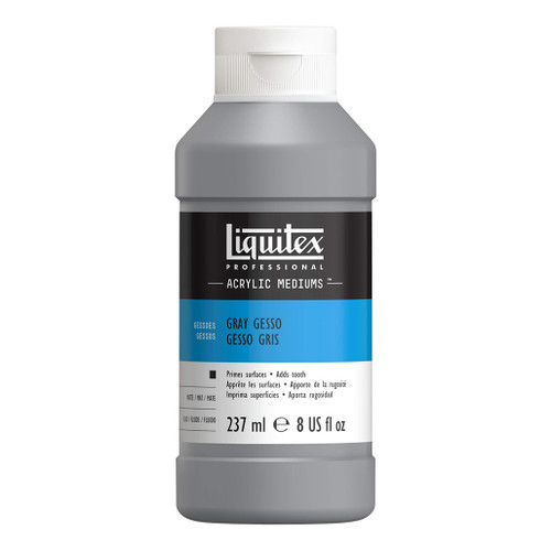An image of Liquitex Acrylic Grey Gesso.
