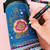 A lifestyle image of Posca PC-1MR Extra-Fine Tip Paint Markers in use on a cardboard tube.