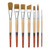 An image of Princeton Series 9650 Snap! Golden Taklon Short Handle Brushes.