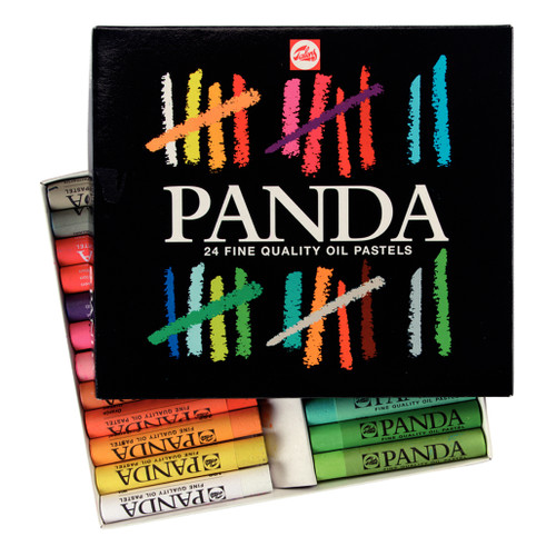 An image of a Royal Talens Panda Oil Pastels, Set Of 24.