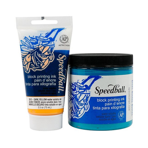 An image of Speedball Water-Soluble Block Printing Inks. 