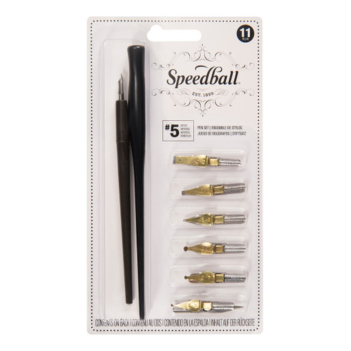 An image of a Speedball No. 5 Artist Pen Set.