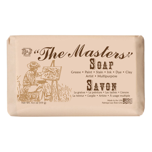 The Master's Hand Soap gently cleans and conditions hands. It is specifically formulated to be non-abrasive, yet effectively removes paints, including oil, inks, dyes, grass stains, grease, and grime. Perfect for cleaning up after painting, crafting, gardening, or even working on the car. This soap makes cleaning up safe and easy, while keeping your hands soft and fresh. No need to use harsh chemicals and thinners. Just wash with plain water!