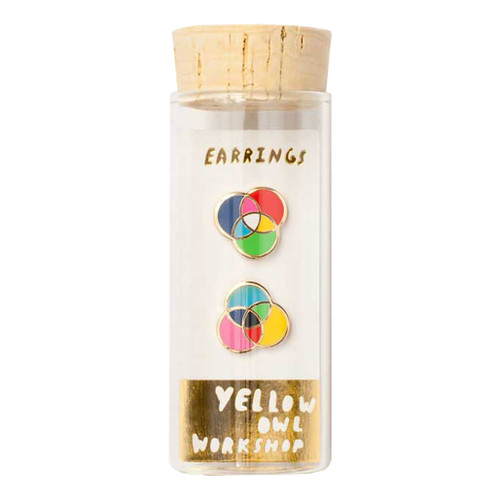An image of Yellow Owl Workshop RBG & CMYK Earrings.