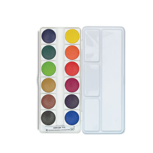 An Image of Talens Opaque Watercolor Set, 24 Colors